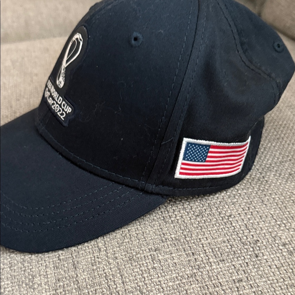 USA navy FIFA World Cup Qatar 2022 Cap; adjustable - Picture 3 of 3